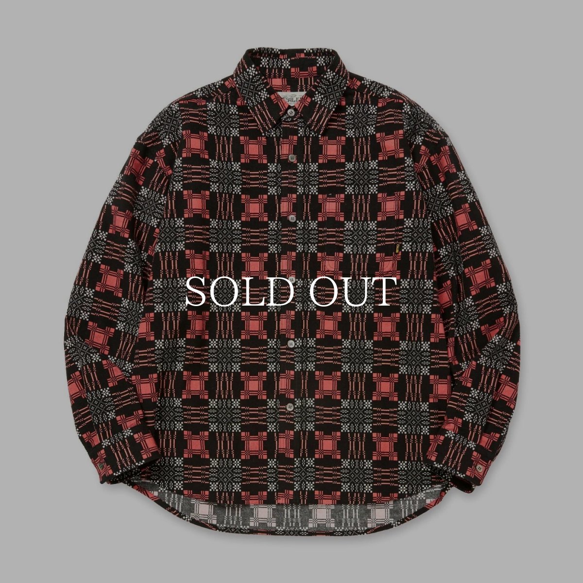 画像9: CALEE  PRINT NEL L/S SH (9)