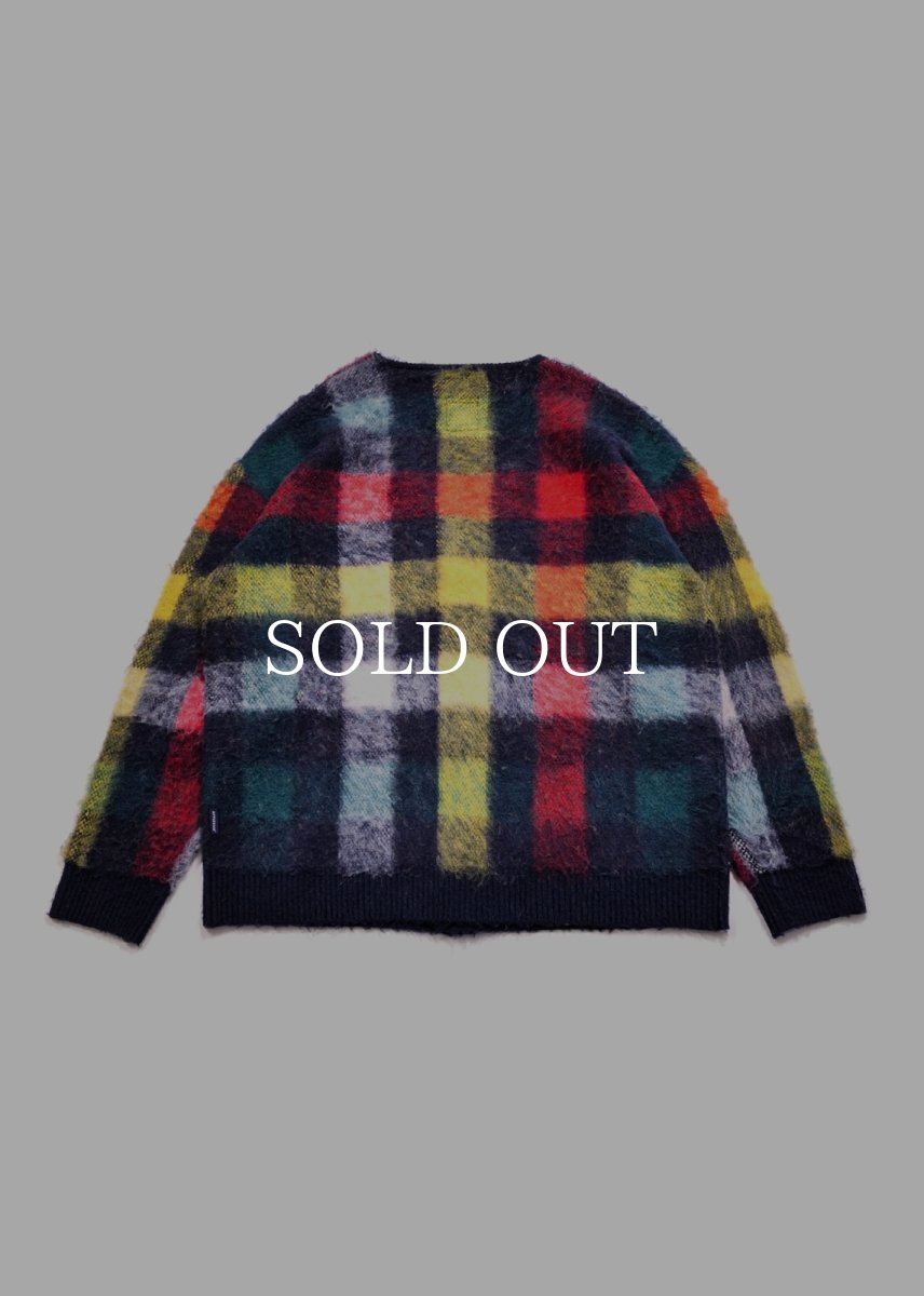 画像2: APPLEBUM  Check Knit Cardigan (2)