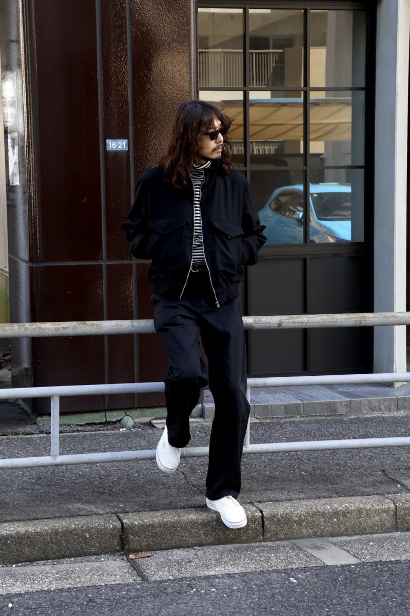 画像3: MINEDENIM  Wool Light Melton Flying JKT (3)