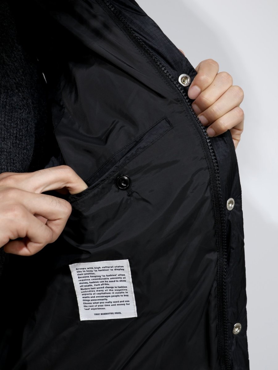 画像8: nonnative  EXPLORER DOWN VEST NYLON RIPSTOP WITH WINDSTOPPER® (8)