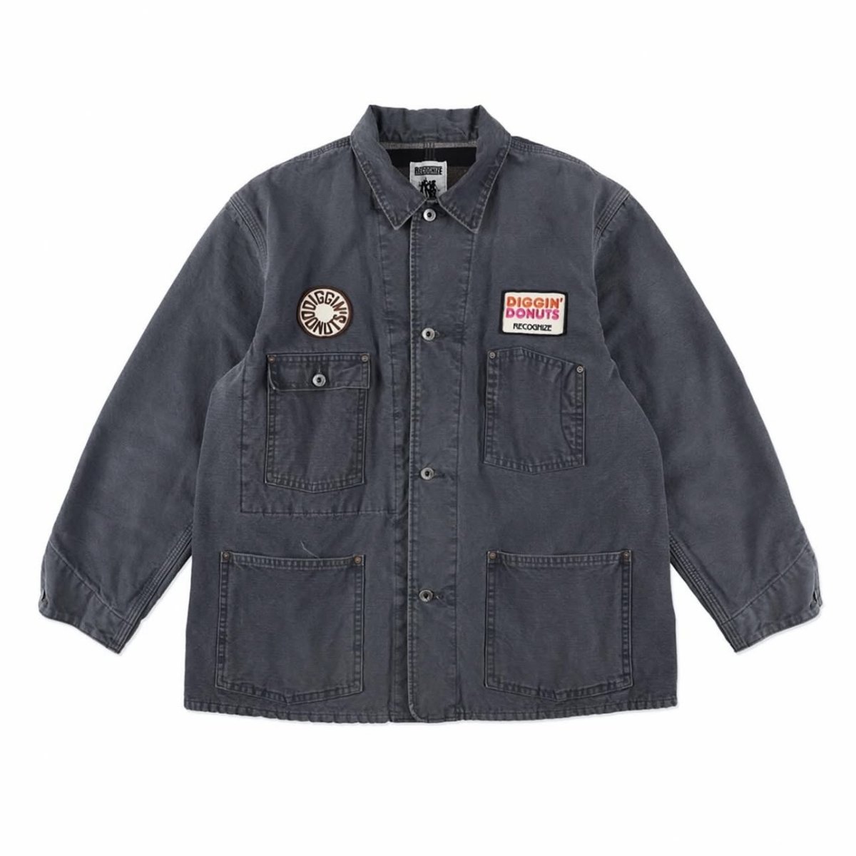 画像1: BOW WOW  DIGGIN' DONUTS DUCK COVERALL AGED (1)