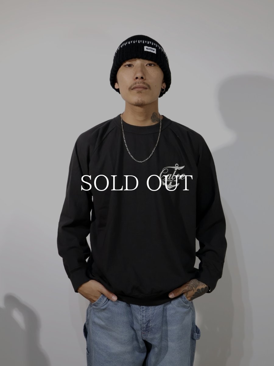 画像2: CALEE  VINTAGE REPRODUCT RAGLAN L/S RIB TEE (2)