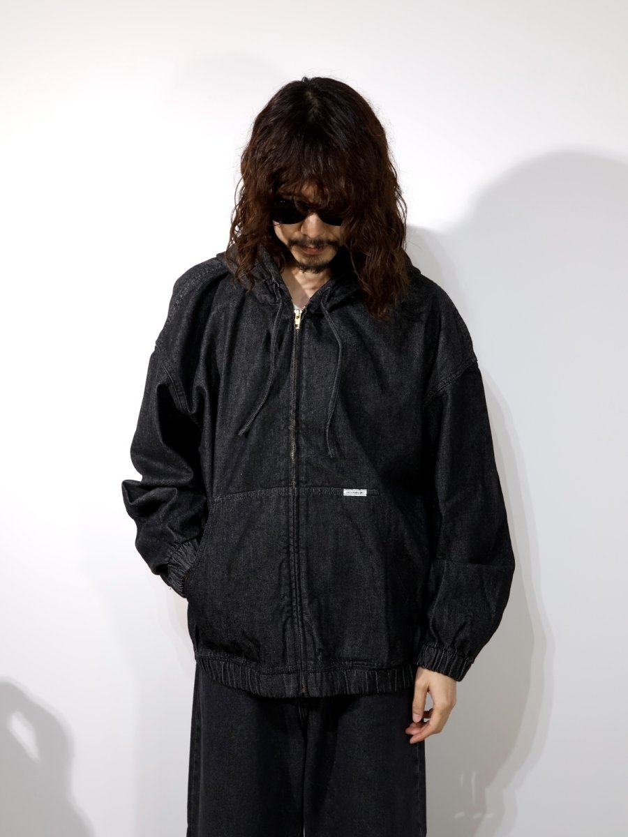 画像2: COOTIE   12.5oz Denim Zip Up Hooded Jacket (2)