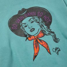 画像9: CALEE  SYNDICATE RETRO WESTERN GIRL CREW NECK SW (9)