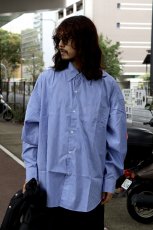 画像4: COOTIE   Stripe Broad Oversized L/S Shirt (4)