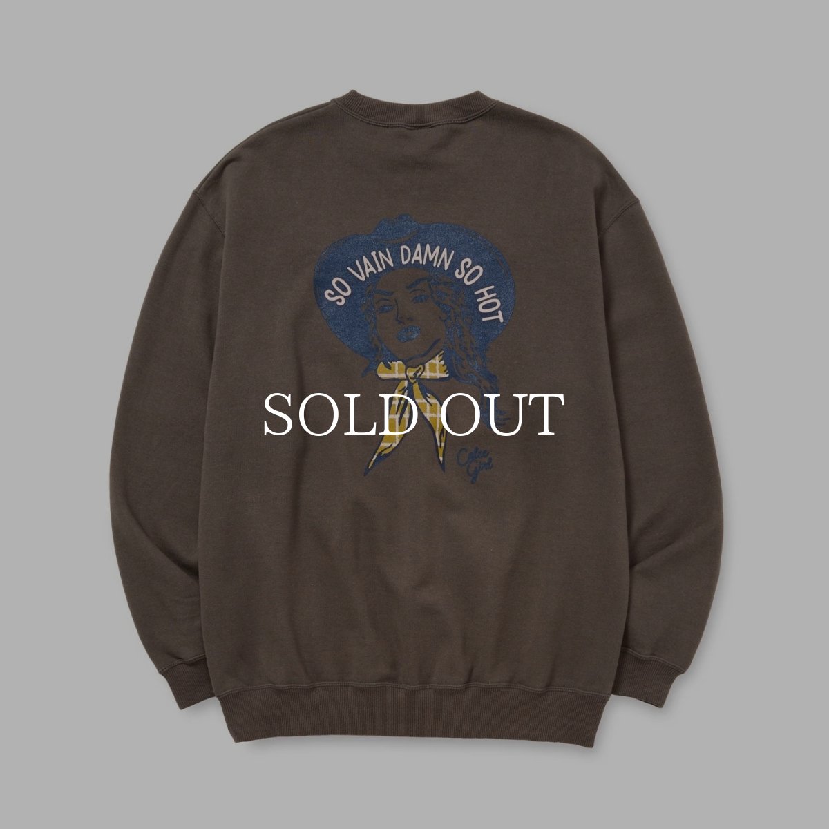 画像12: CALEE  SYNDICATE RETRO WESTERN GIRL CREW NECK SW (12)