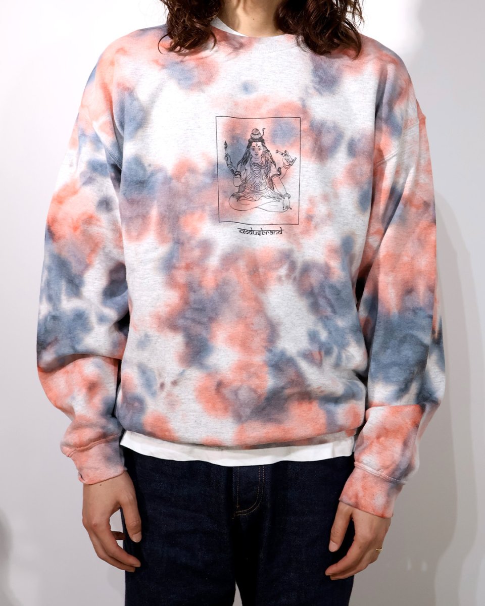 画像4: exodus  Terps Siva TIE DYE SWEAT (4)