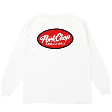 画像11: PORKCHOP GARAGE SUPPLY  NC OVAL SCRIPT L/S TEE (11)