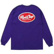 画像2: PORKCHOP GARAGE SUPPLY  NC OVAL SCRIPT L/S TEE (2)