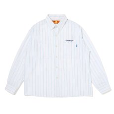 画像1: CHALLENGER  L/S STRIPE MECHANIC SHIRT (1)