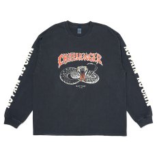 画像1: CHALLENGER  L/S PIGMENT SNAKE TEE (1)