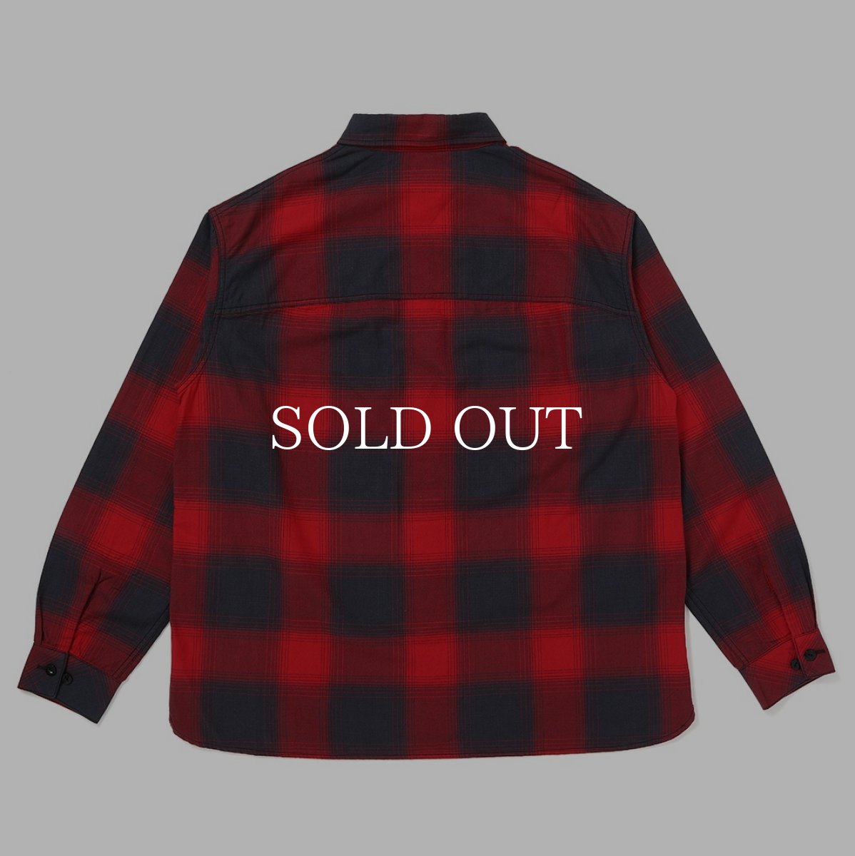 画像2: CHALLENGER  L/S SHADOW CHECK SHIRT (2)