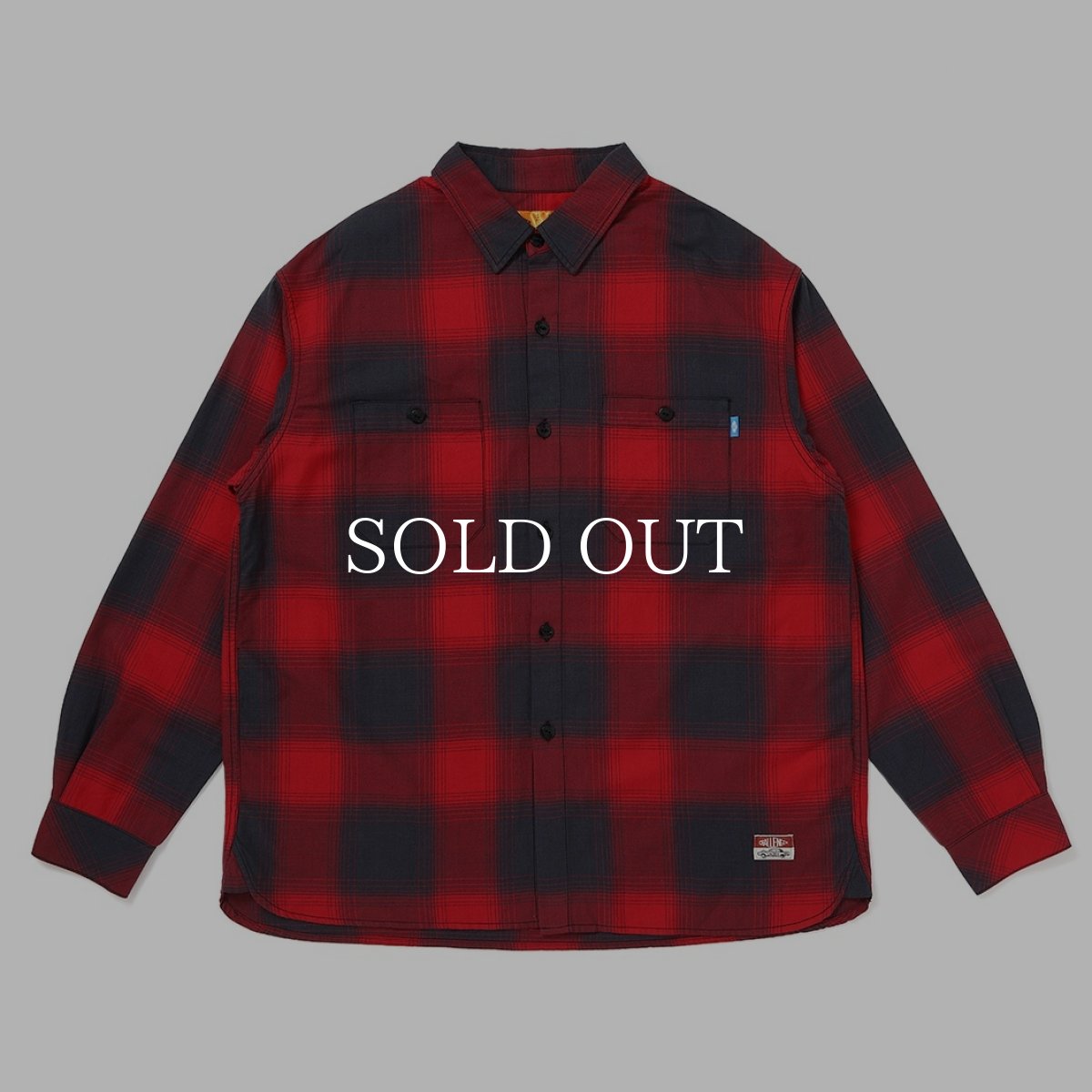 画像1: CHALLENGER  L/S SHADOW CHECK SHIRT (1)
