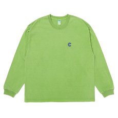 画像1: CHALLENGER  L/S PIGMENT C PATCH TEE (1)