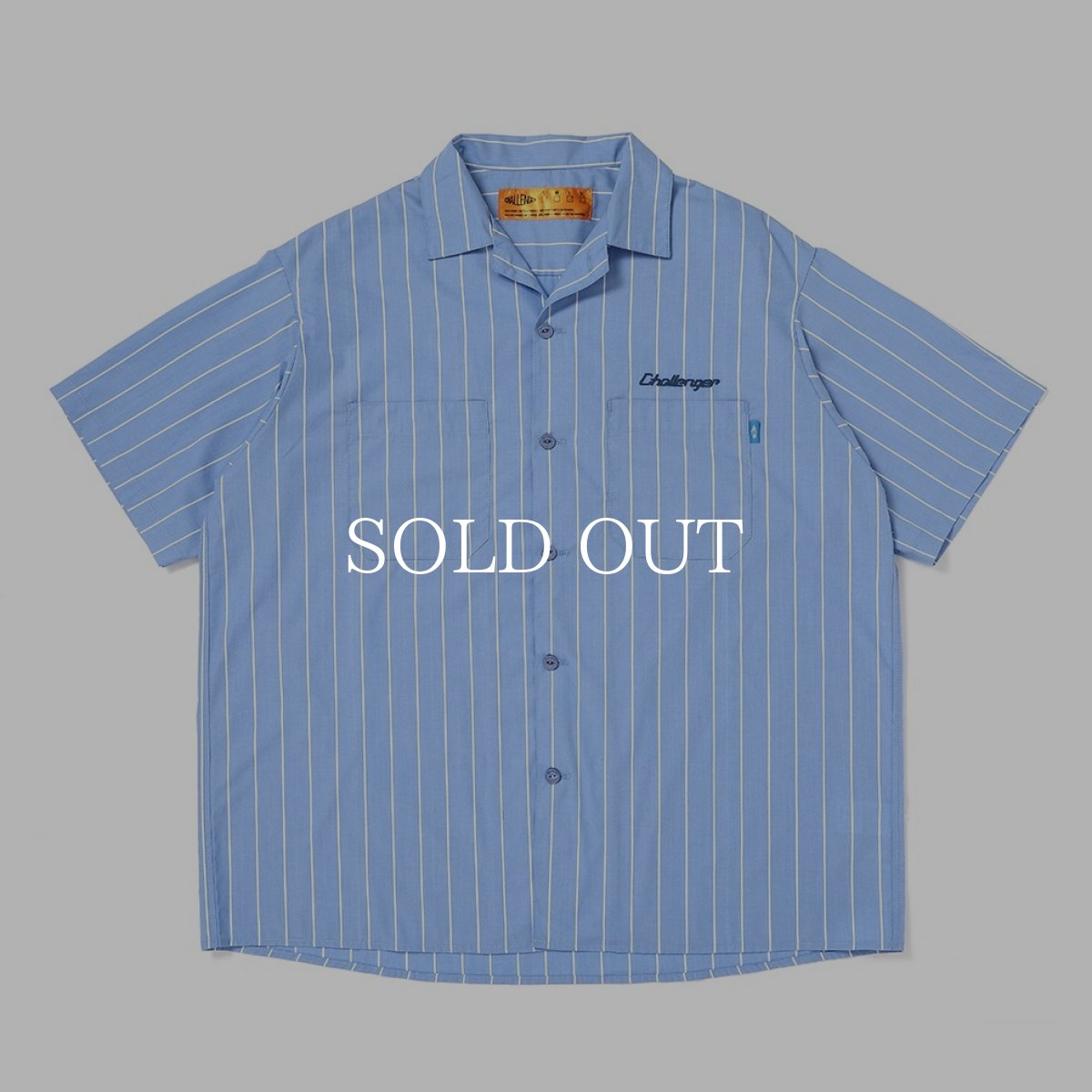 画像1: CHALLENGER  STRIPE MECHANIC SHIRTS (1)