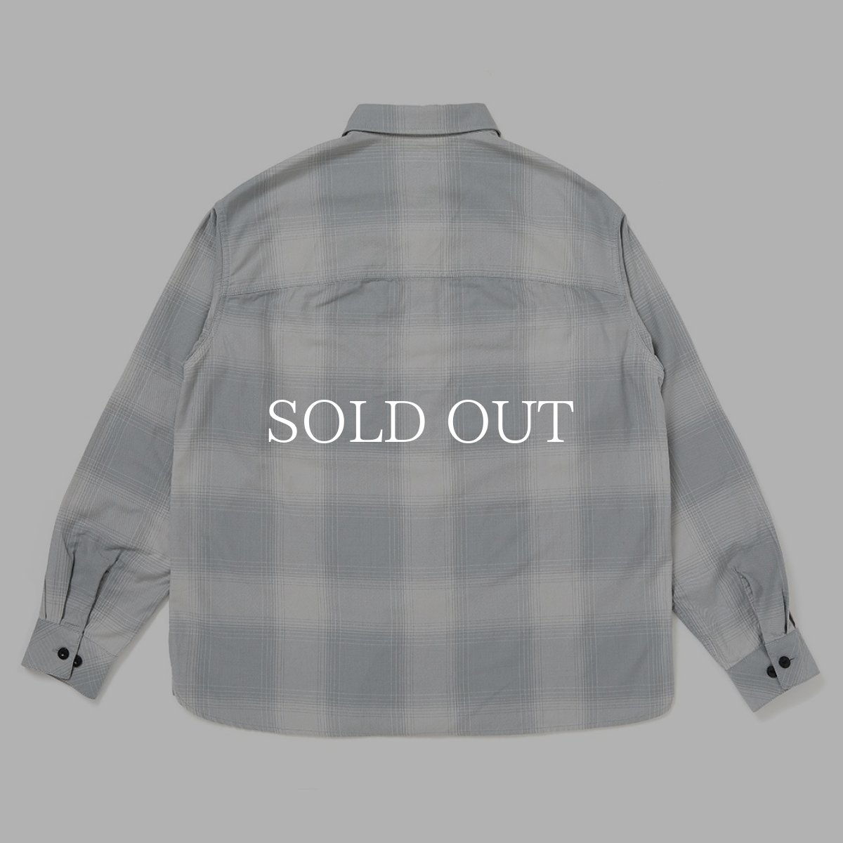 画像11: CHALLENGER  L/S SHADOW CHECK SHIRT (11)