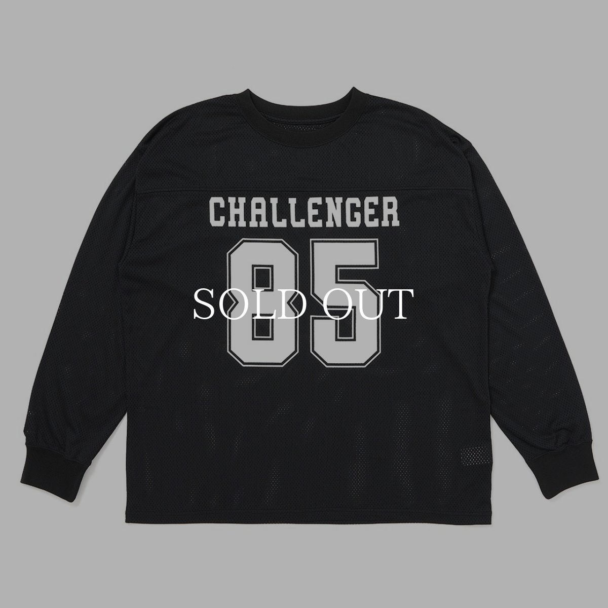 画像1: CHALLENGER  L/S NUMBERS DRY MESH TEE (1)