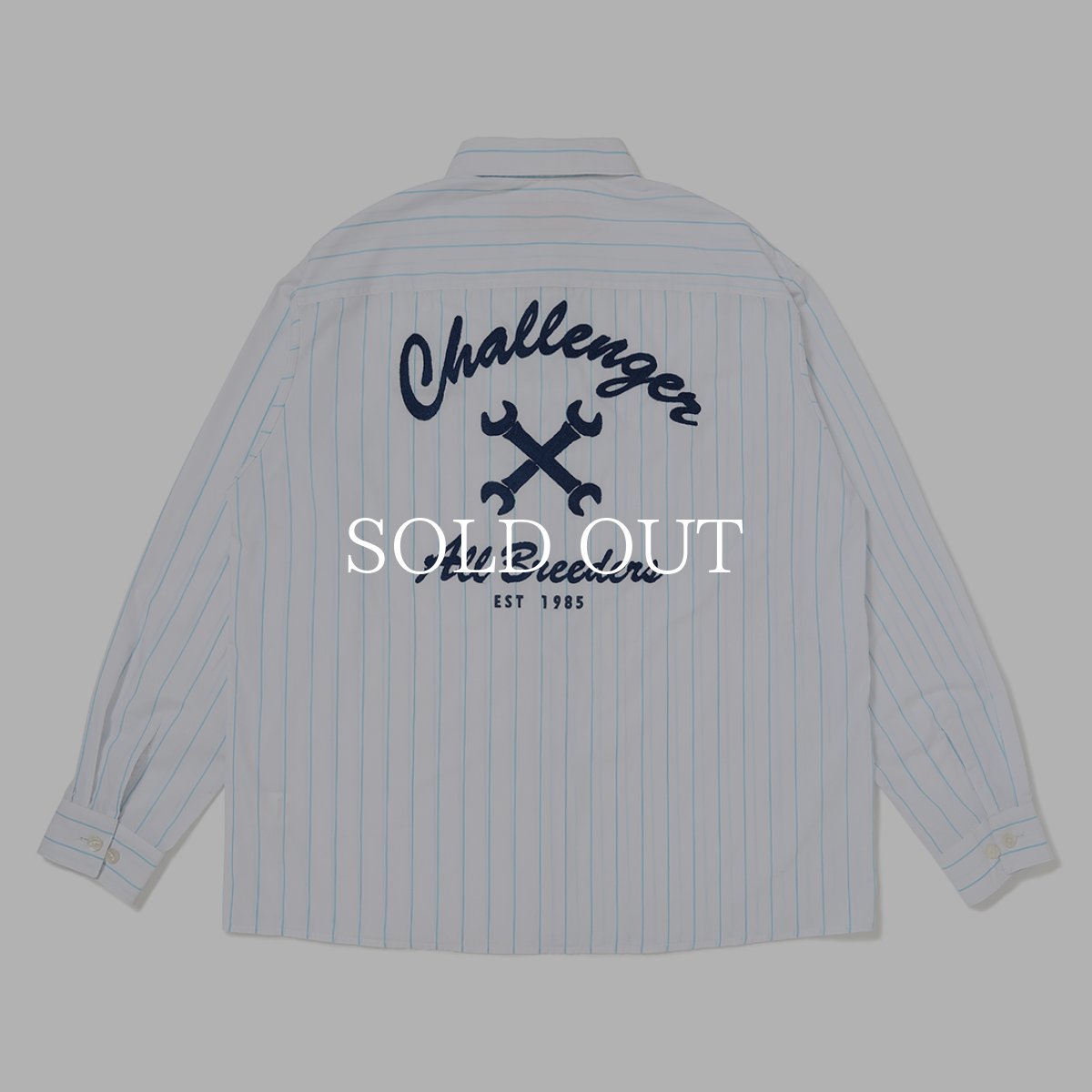 画像2: CHALLENGER  L/S STRIPE MECHANIC SHIRT (2)