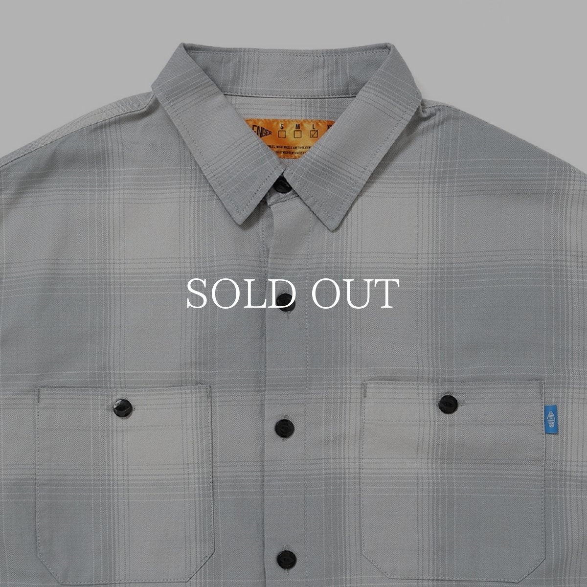 画像12: CHALLENGER  L/S SHADOW CHECK SHIRT (12)