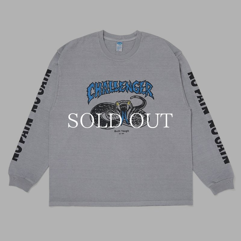 CHALLENGER 【再入荷】L/S PIGMENT SNAKE TEE CLG-TS 026-014 公式通販