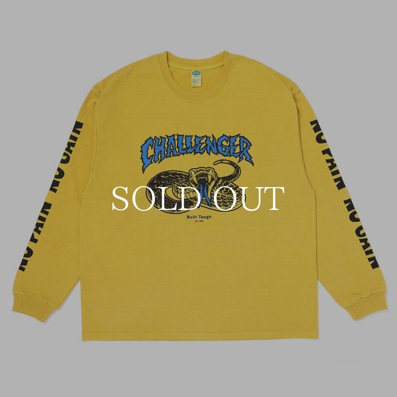 CHALLENGER 【再入荷】L/S PIGMENT SNAKE TEE CLG-TS 026-014 公式通販