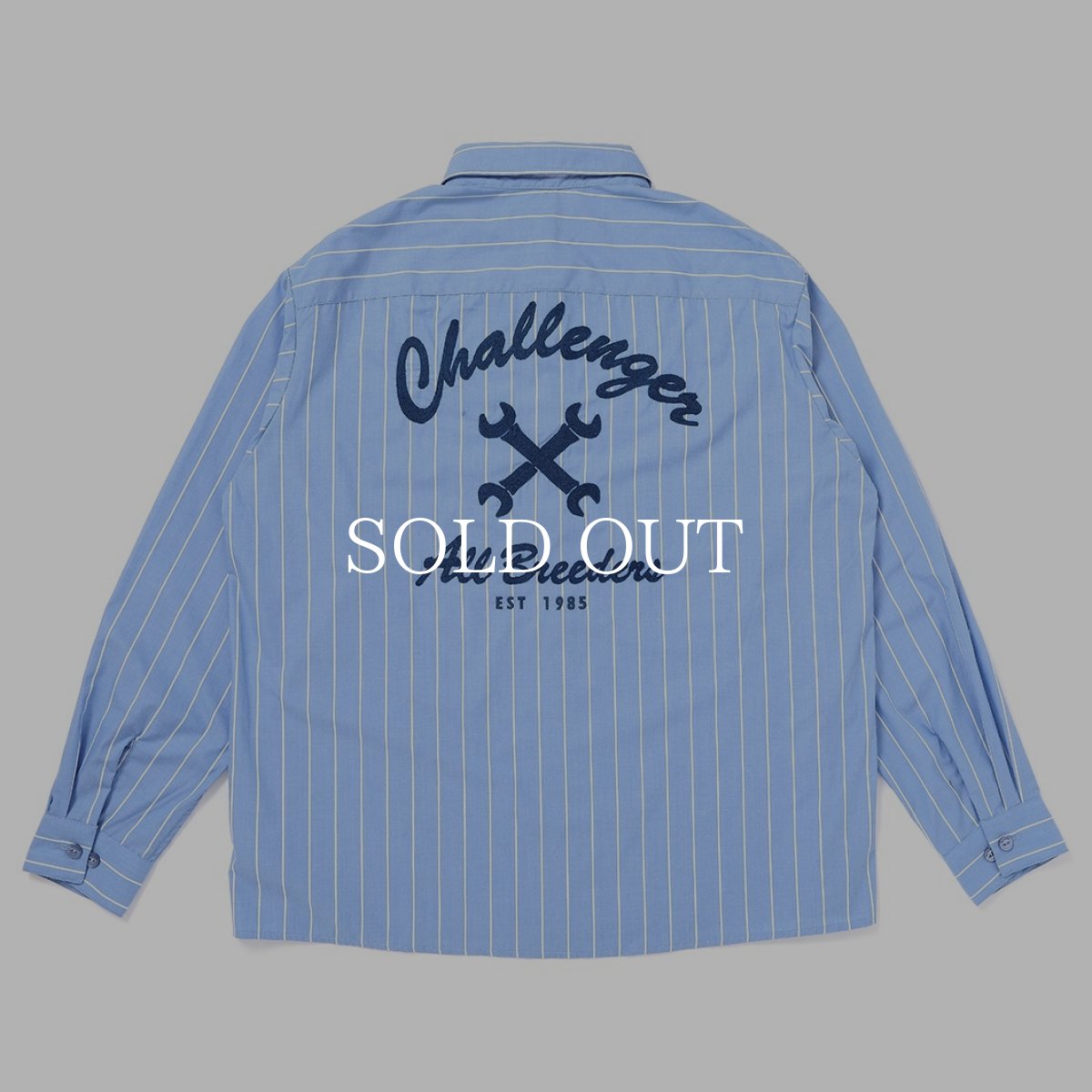 画像13: CHALLENGER  L/S STRIPE MECHANIC SHIRT (13)