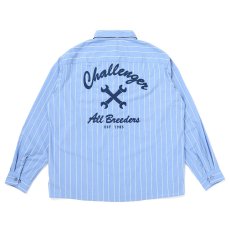 画像13: CHALLENGER  L/S STRIPE MECHANIC SHIRT (13)