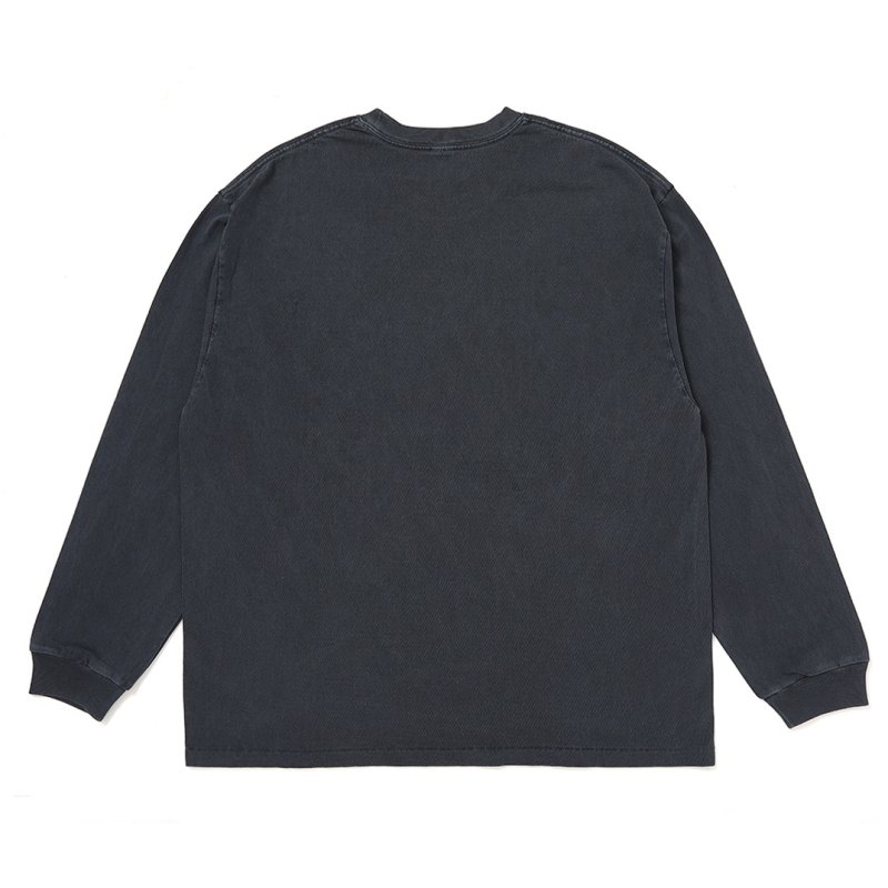 XL黒【CHALLENGER】PIGMENT C TEE ／新品タグ付／送料込 CHALLENGER L/S PIGMENT C PATCH TEE CLG-TS 026-013 公式通販