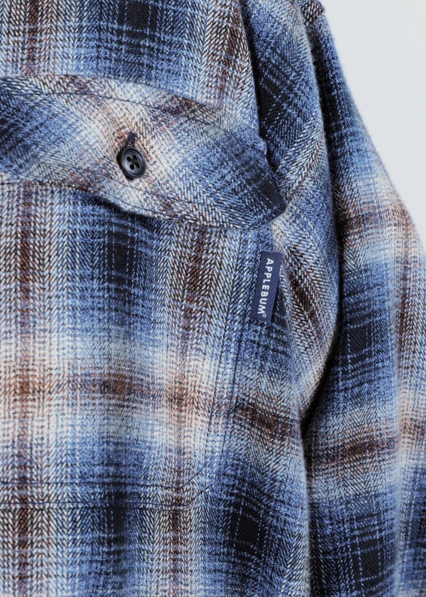 画像9: APPLEBUM  Melange Check Nel Shirt (9)
