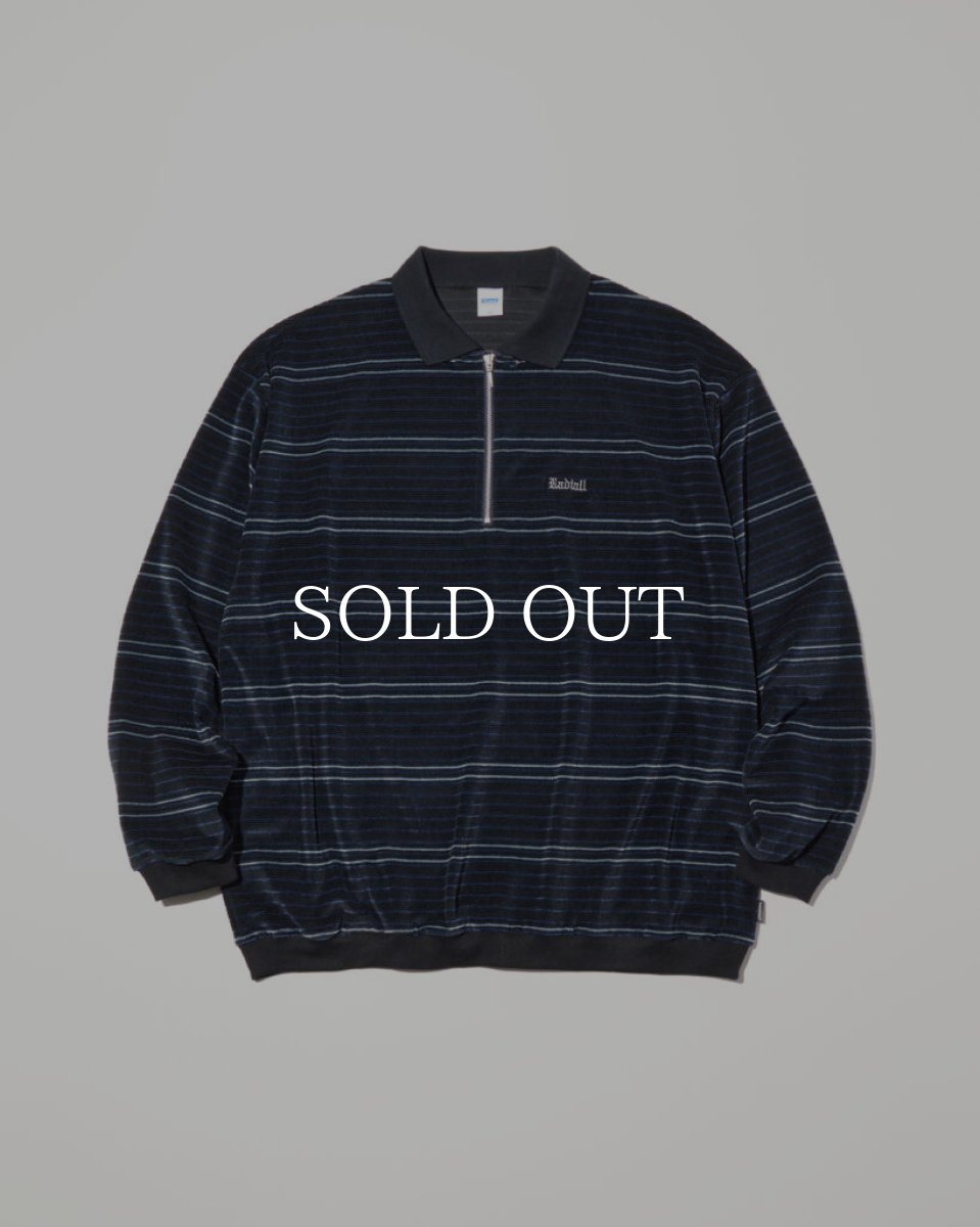 画像1: RADIALL  HITSVILLE - HALF ZIP POLO SHIRT L/S (1)