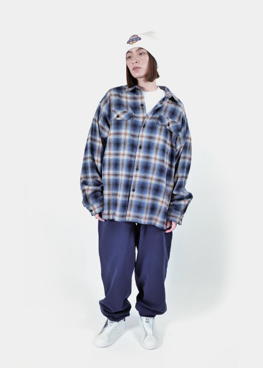 画像3: APPLEBUM  Melange Check Nel Shirt (3)