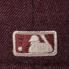 画像4: NEW ERA  59FIFTY Heather Pack サンフランシスコ・ジャイアンツ ヘザーマルーン ウィートバイザー (4)