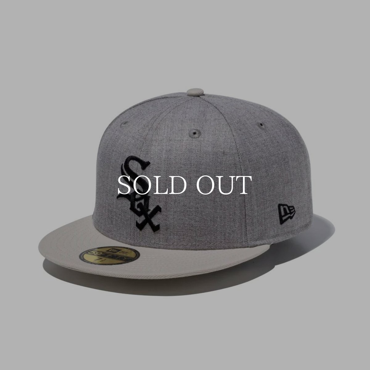 画像1: NEW ERA  59FIFTY Heather Pack シカゴ・ホワイトソックス ヘザーグレー ストーンバイザー (1)
