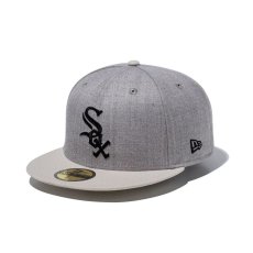 画像1: NEW ERA  59FIFTY Heather Pack シカゴ・ホワイトソックス ヘザーグレー ストーンバイザー (1)
