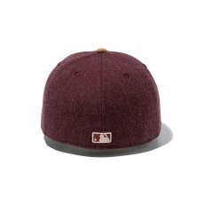 画像2: NEW ERA  59FIFTY Heather Pack サンフランシスコ・ジャイアンツ ヘザーマルーン ウィートバイザー (2)