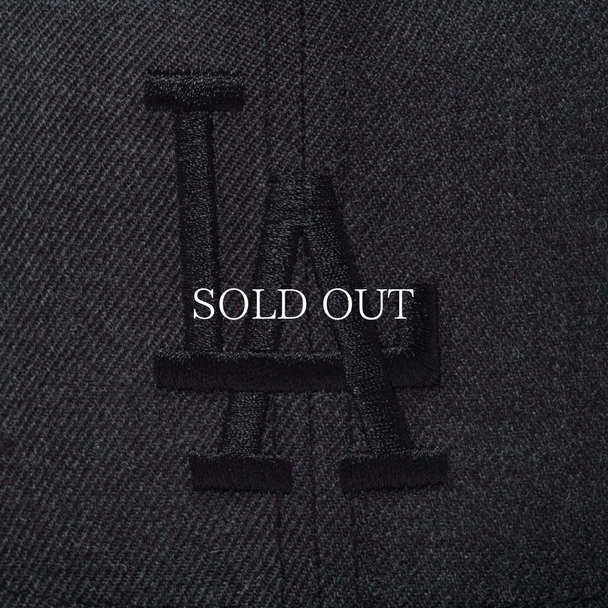 画像3: NEW ERA  59FIFTY Heather Pack ロサンゼルス・ドジャース ヘザーブラック ブラックバイザー (3)