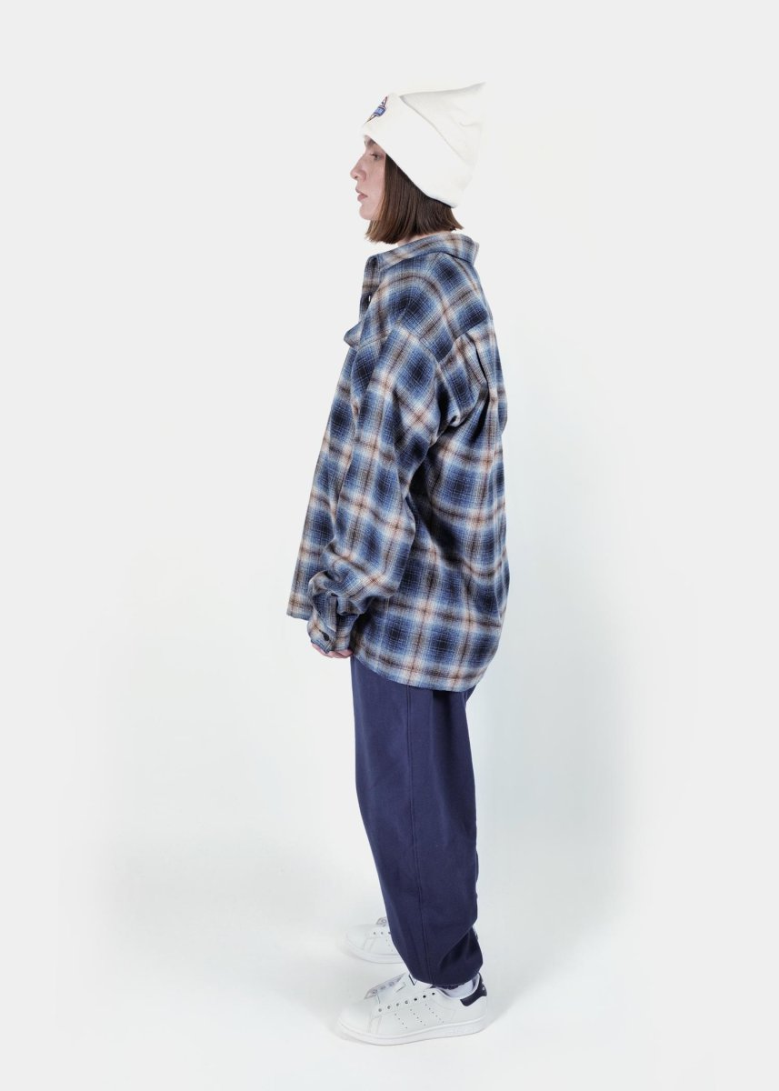 画像4: APPLEBUM  Melange Check Nel Shirt (4)