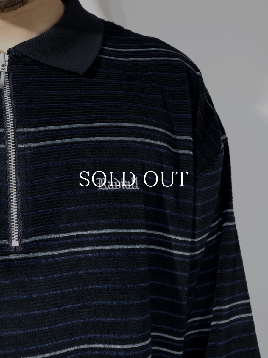 画像5: RADIALL  HITSVILLE - HALF ZIP POLO SHIRT L/S (5)