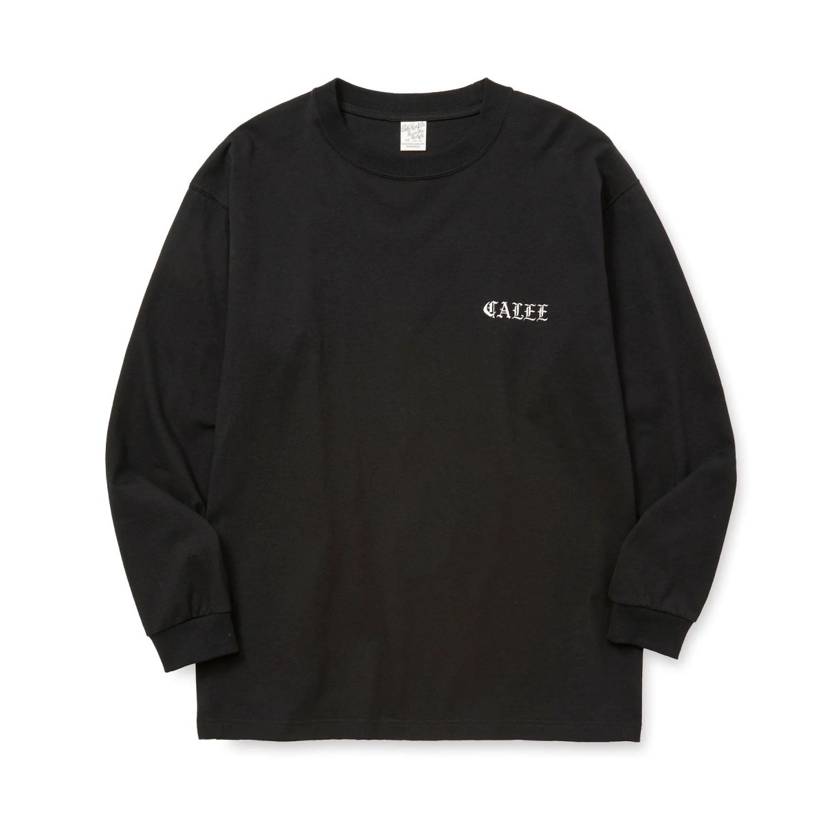画像1: CALEE  VINTAGE TYPE EMBROIDERY L/S TEE (1)