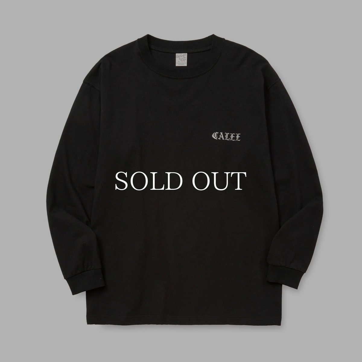画像3: CALEE  VINTAGE TYPE EMBROIDERY L/S TEE (3)