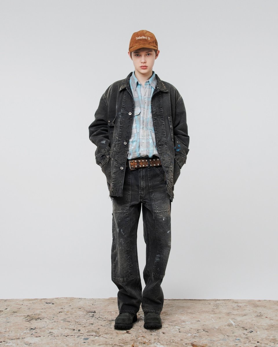 画像11: BOW WOW  DUCK PAINTER PANTS AGED (11)