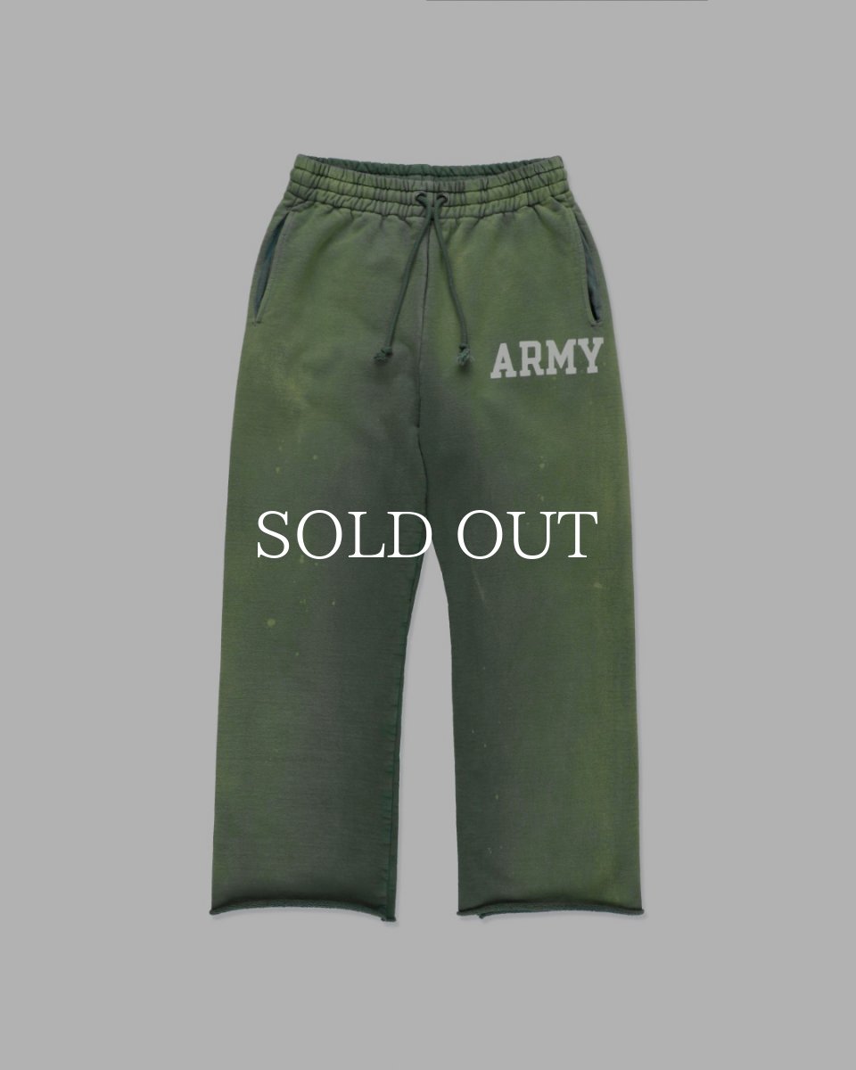 画像1: BOW WOW  ARMY SWEAT PANTS AGED (1)