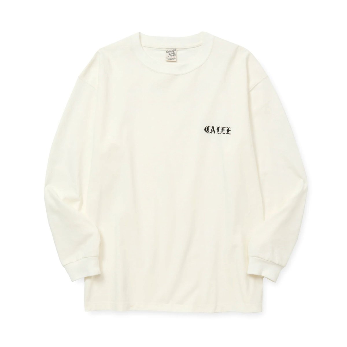 画像5: CALEE  VINTAGE TYPE EMBROIDERY L/S TEE (5)