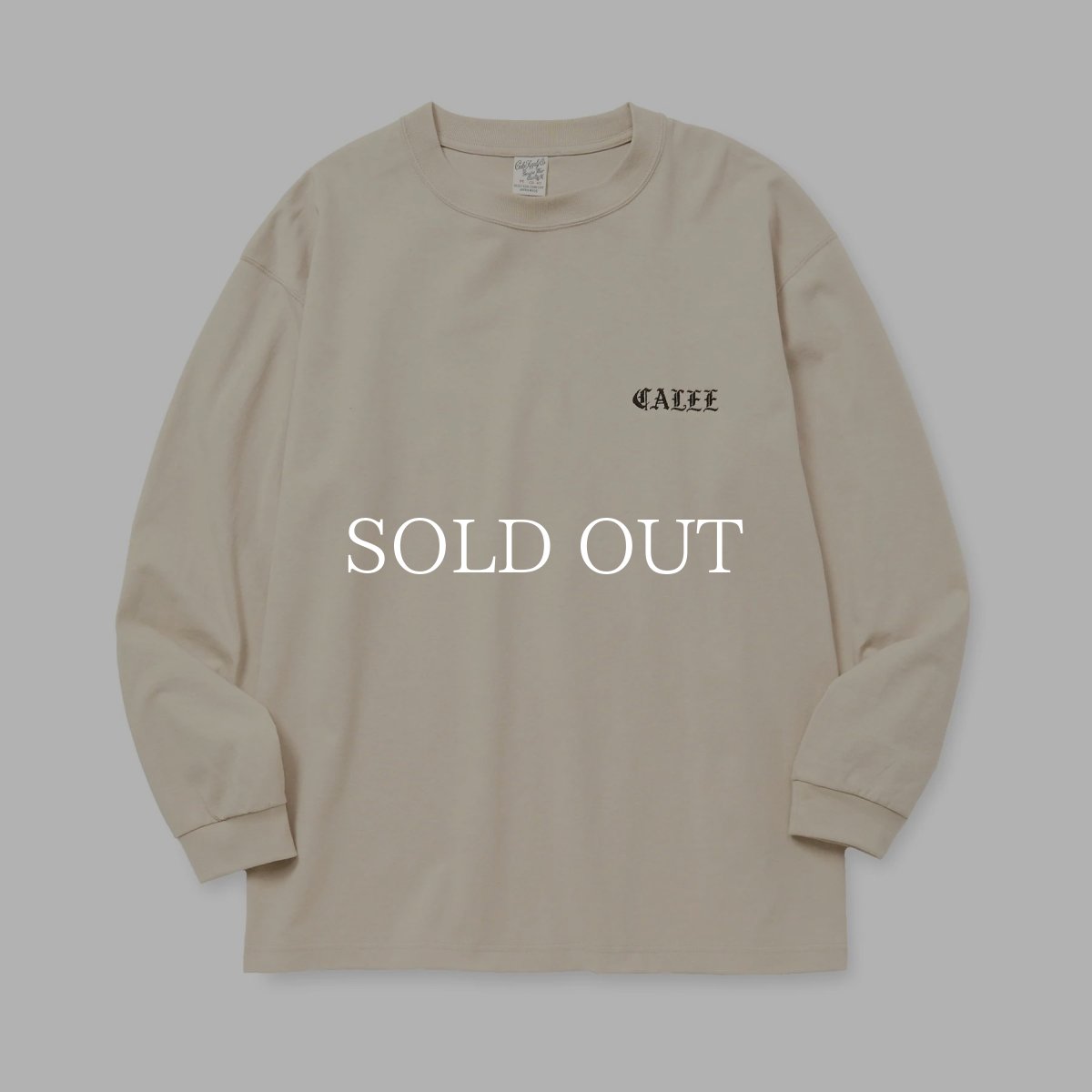画像8: CALEE  VINTAGE TYPE EMBROIDERY L/S TEE (8)