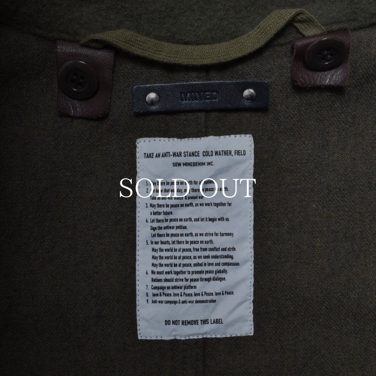 画像6: MINEDENIM  Shrunk C.Wool Field CT (6)