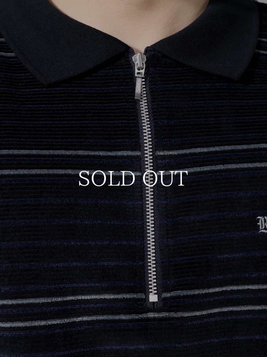 画像4: RADIALL  HITSVILLE - HALF ZIP POLO SHIRT L/S (4)