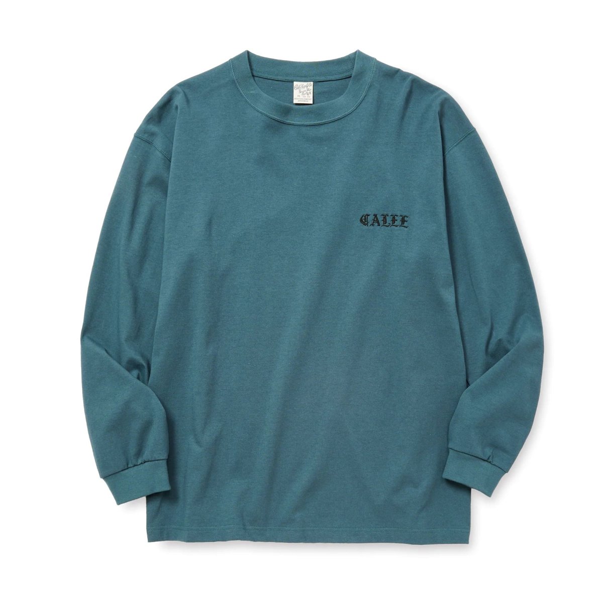画像7: CALEE  VINTAGE TYPE EMBROIDERY L/S TEE (7)