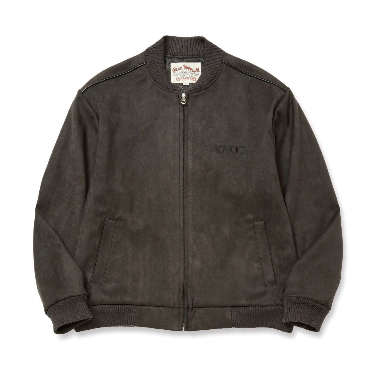 画像1: CALEE  FAUX SUEDE RIB JACKET (1)