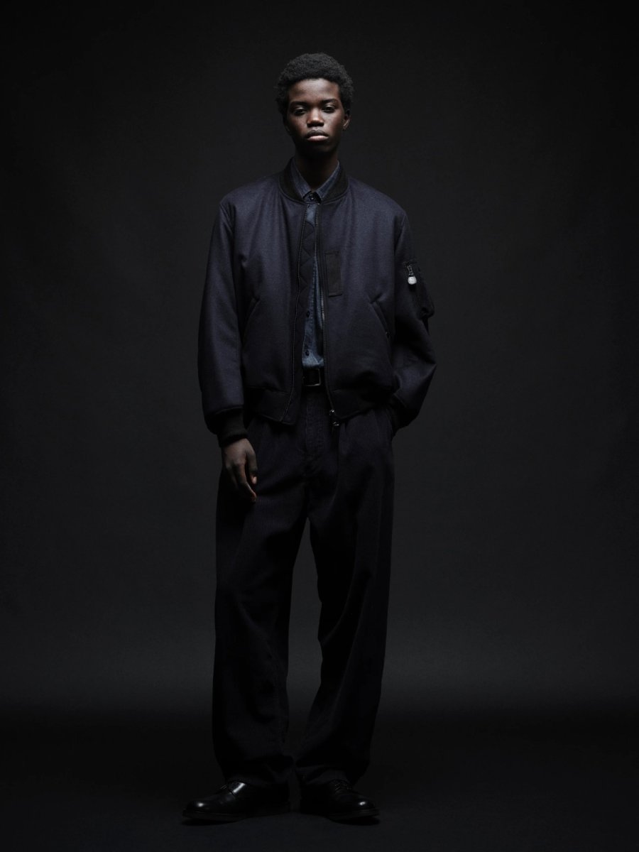 画像11: MINEDENIM  C.Wool Corduroy Wide Work Tapered TRS (11)