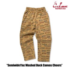 画像9: COOKMAN  シェフパンツ Chef Pants Semiwide Washed Duck Canvas Cheers (9)